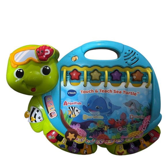 VTech Touch and teach sea turtle and Farm Fun storybook - Picture 1 of 5